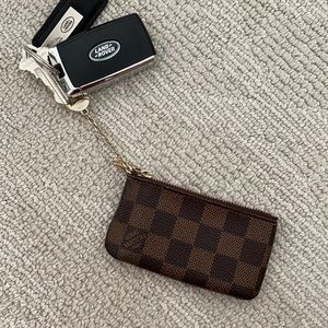 louis vuitton key pouch wallet card holder